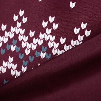 Komplet pościeli świąteczny POS 140x200 Eurofirany bordowy