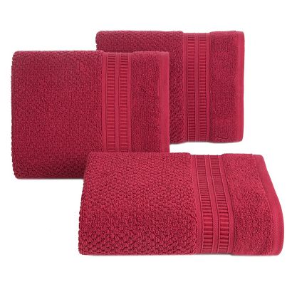 Ręcznik bawełniany ROSITA 70x140 Eurofirany czerwony