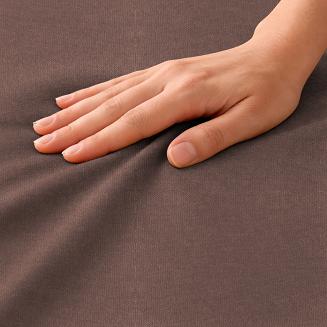 Prześcieradło jersey z gumką 120x200 brązowe