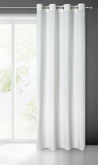 Zasłona gotowa na przelotkach MELANIE 140x250 Eurofirany biały