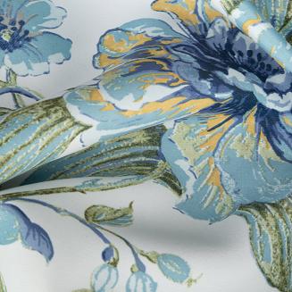 Zasłona gotowa na przelotkach ALVA 140x250 Eurofirany wielokolorowy