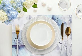 Obrus dekoracyjny VELVET 30x40 Eurofirany kremowy