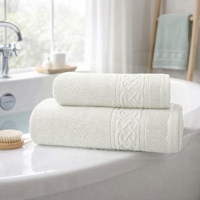 Ręcznik bawełniany SYDNEY 70x140 kremowy