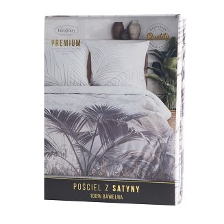 Pościel satynowa PREMIUM23 220x200 Eurofirany kremowy