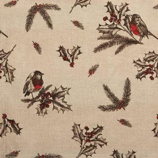 Obrus świąteczny MELODY 140x200 Eurofirany beżowy