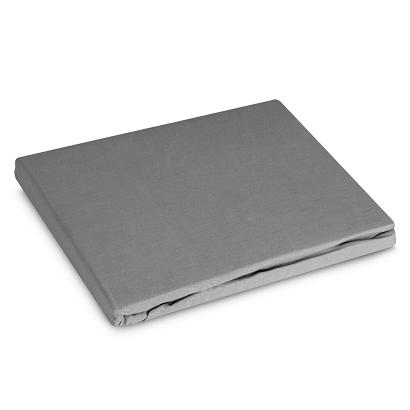 Prześcieradło satynowe z gumką BASIC 100x200 Eurofirany stalowy