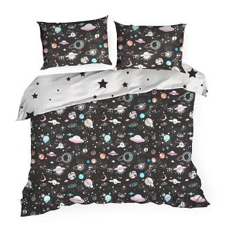 Pościel bawełniana KID Design91 czarny
