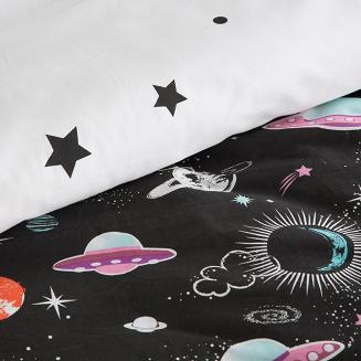 Pościel bawełniana KID Design91 czarny