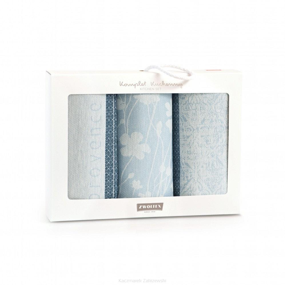 Komplet ścierek kuchennych ZWOLTEX Provence niebieski