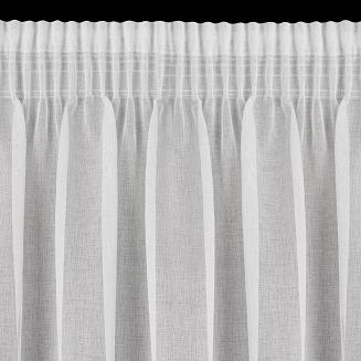 Zasłona gotowa na taśmie GLORI 140x270 Eurofirany biały