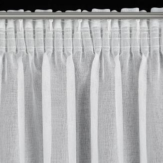 Zasłona gotowa na taśmie GLORI 140x270 Eurofirany biały