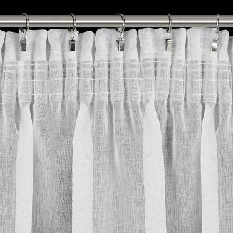 Zasłona gotowa na taśmie GLORI 140x270 Eurofirany biały