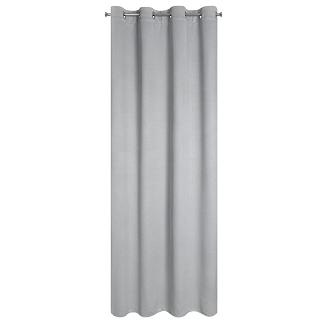 Zasłona gotowa na przelotkach AMARO 140x250 Eurofirany szary