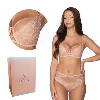 Biustonosz GAIA Semi-Soft Amelia 1192 półusztywniany różowy