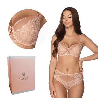 Biustonosz GAIA Semi-Soft Amelia 1192 półusztywniany różowy