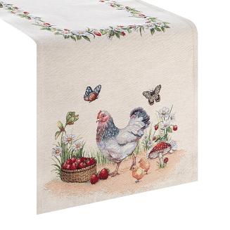 Obrus dekoracyjny 40x100 Eurofirany naturalny