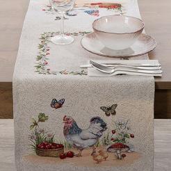 Obrus dekoracyjny 40x100 Eurofirany naturalny