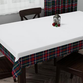 SZKOTI Obrus NINA WODOODPORNA, 140x220cm, kolor 002 zielony  P00031/KSP/C02/140220/1