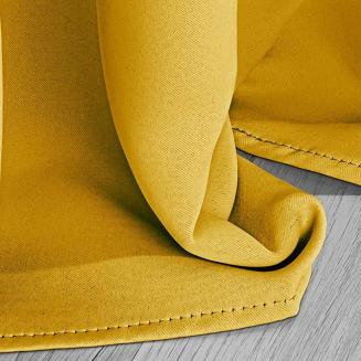 Musztardowa Zasłona Zaciemniająca Blackout 140x250 HOLD