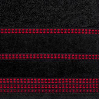Ręcznik bawełniany AMANDA 50x90 Eurofirany czarny
