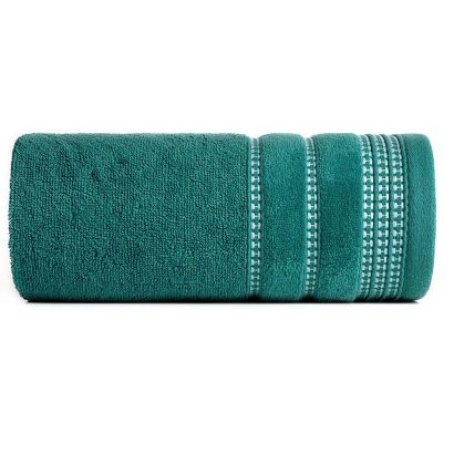 Ręcznik bawełniany AMANDA 30x50 Eurofirany ciemny turkus