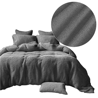 Pościel frotte 160x200 Darymex szara