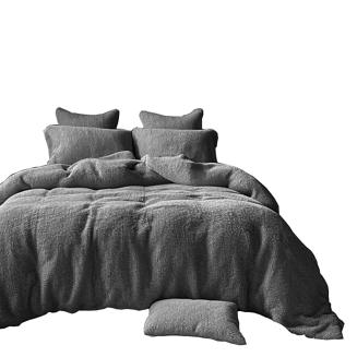 Pościel frotte 160x200 Darymex szara