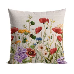MILLY Z EFEKTEM WYSZYWANIA Poszewka dekoracyjna ADA 40x40cm kolor 004 beżowy P00385/POP/004/040040/1