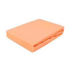 Prześcieradło jersey z gumką 200x220 Darymex morelowe