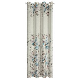 Zasłona gotowa na przelotkach IVY 140x250 Eurofirany naturalny