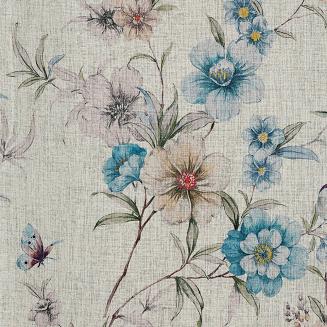 Zasłona gotowa na przelotkach IVY 140x250 Eurofirany naturalny