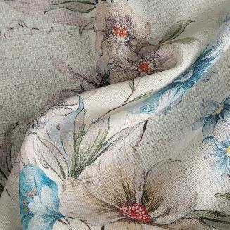 Zasłona gotowa na przelotkach IVY 140x250 Eurofirany naturalny