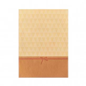 Ścierka kuchenna 50x70 Zwoltex Golden Tree jasnobeżowa geometryczny motyw