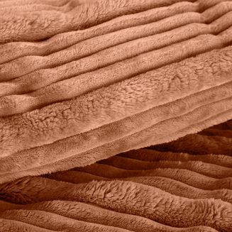 Koc narzuta NINA 220x200 Eurofirany beżowy