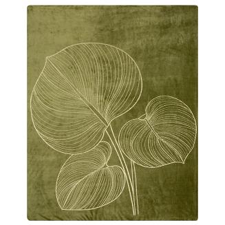 Koc narzuta BLANCA 150x200 Eurofirany oliwkowy