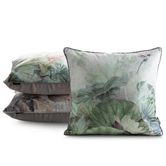 Poszewka dekoracyjna VELVET 45x45 Eurofirany zielony