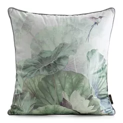Poszewka dekoracyjna VELVET 45x45 Eurofirany zielony