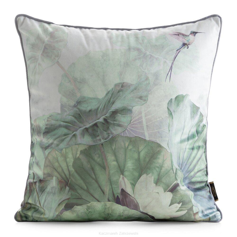 Poszewka dekoracyjna VELVET 45x45 Eurofirany zielony