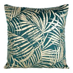 Poszewka dekoracyjna BLINK 45x45 Eurofirany ciemnoturkusowy/jasnozłoty