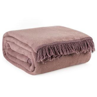 Koc narzuta AKRYL 220x240 Eurofirany pudrowy