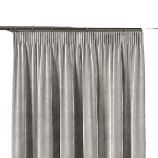 Zasłona gotowa na taśmie VELVI 140x260 szara