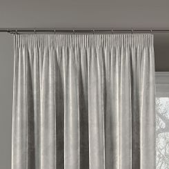 Zasłona gotowa na taśmie VELVI 140x260 szara