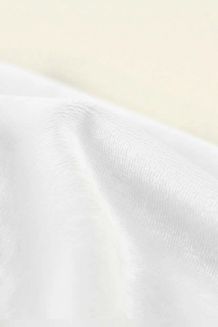 Prześcieradło polarowe z gumką MIŚ Fluffy 120x200 mikrofibra białe