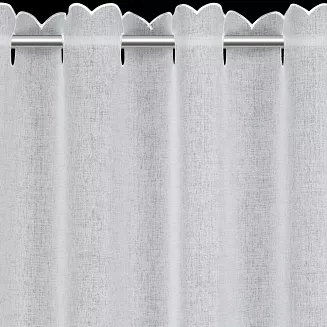 Firana gotowa LAVENDER 145x70 Eurofirany biały