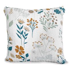 Poszewka z kory 50x60 biała miodowa szałwiowa turkusowa letnia łąka