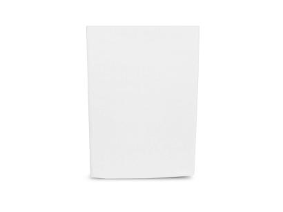 Prześcieradło bawełniane bez gumki 140x200 biały