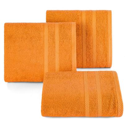 Ręcznik bawełniany MILO 100x150 Eurofirany pomarańczowy