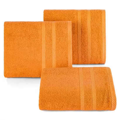 Ręcznik bawełniany MILO 100x150 Eurofirany pomarańczowy