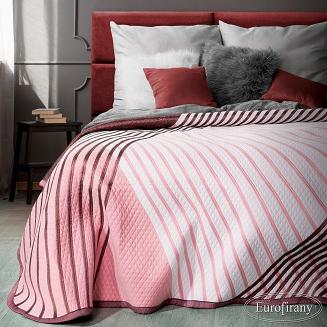 Narzuta MATTY 220x240 EUROFIRANY b+bordo dwustronna