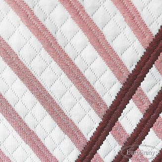 Narzuta MATTY 220x240 EUROFIRANY b+bordo struktura materiału